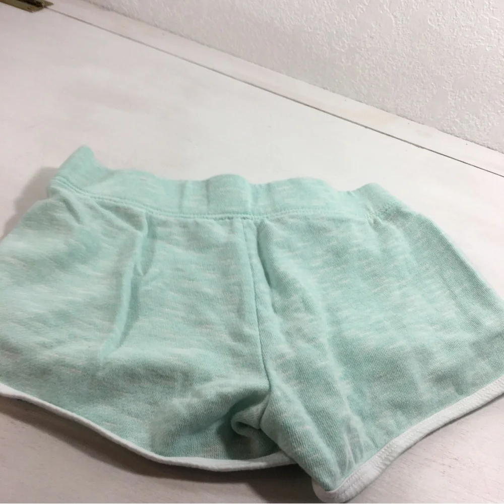 Justice Active Girls Shorts Green/White Size 7 NWOT